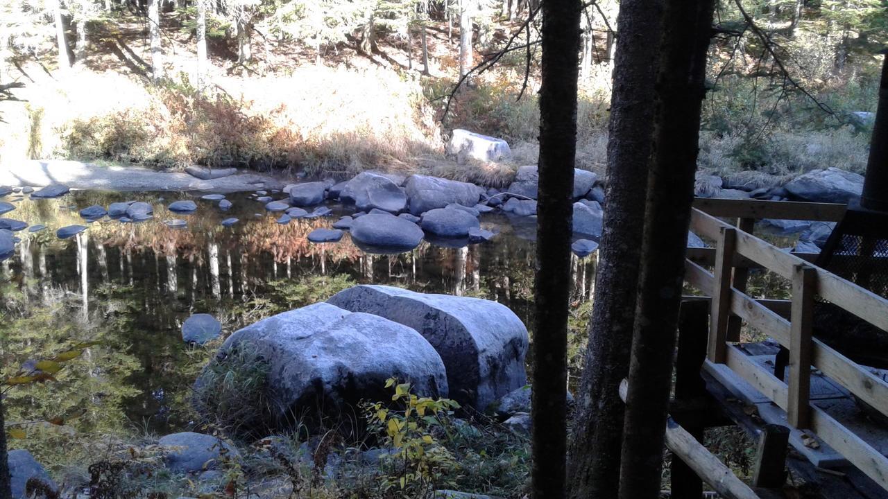 Aux Tipis De La Riviere Sauvage Villa Saint Romain Bagian luar foto